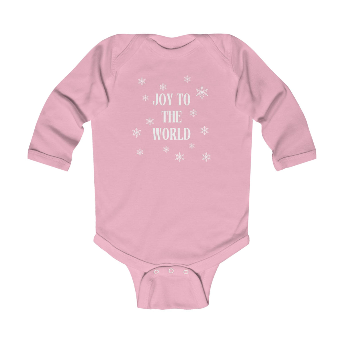 Joy To The World Long Sleeve Onesie