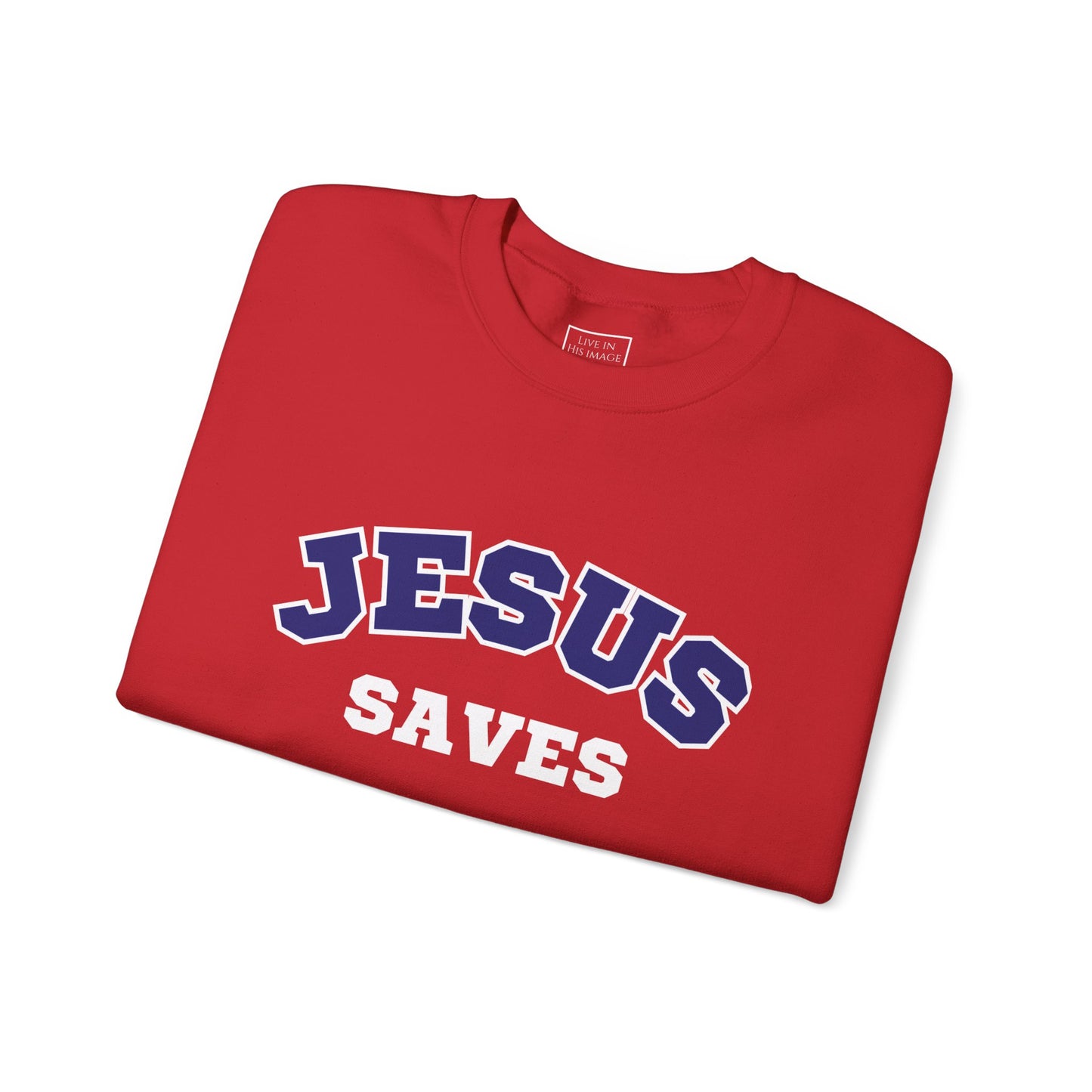 Jesus Saves Crewneck Sweatshirt