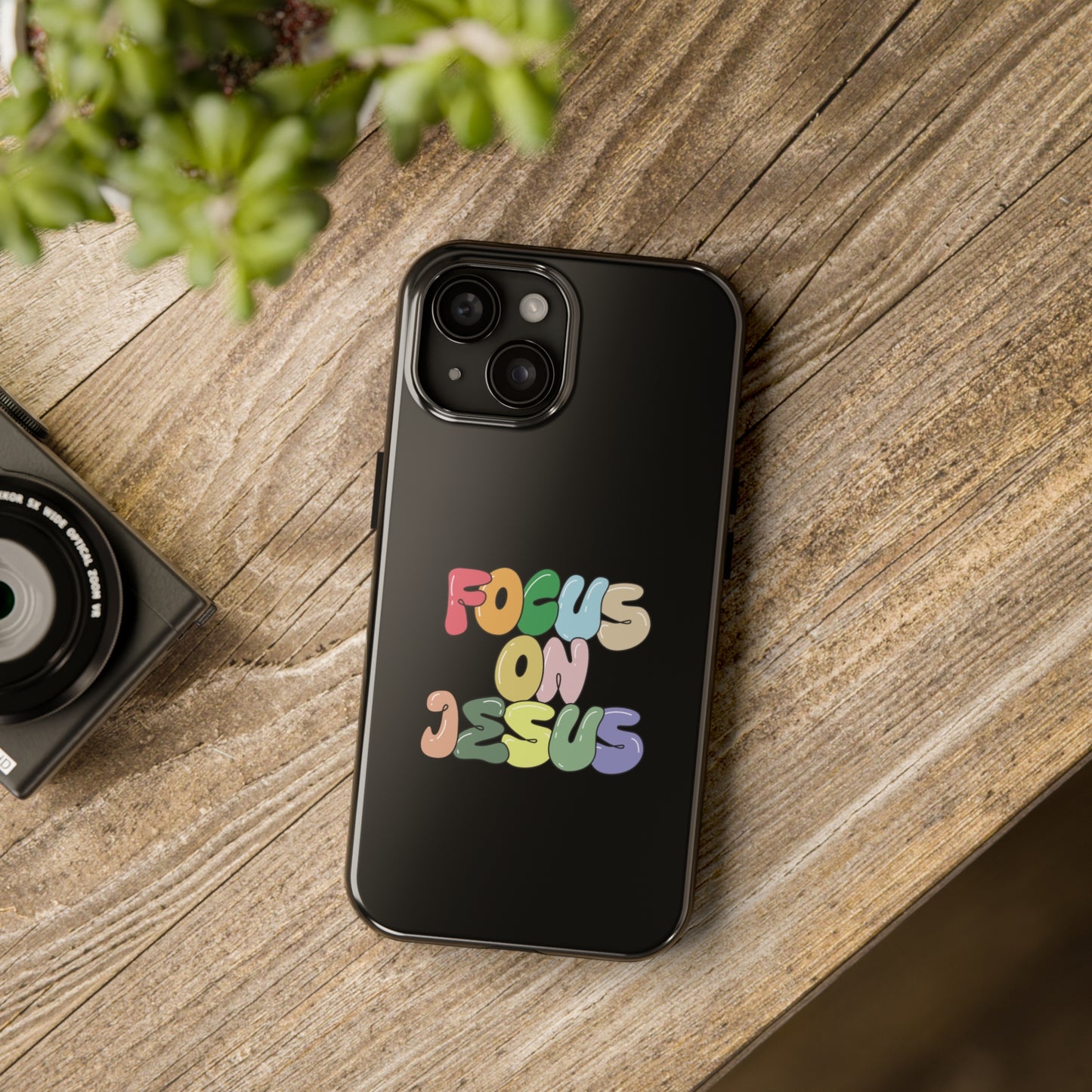 Focus on Jesus iPhone Case