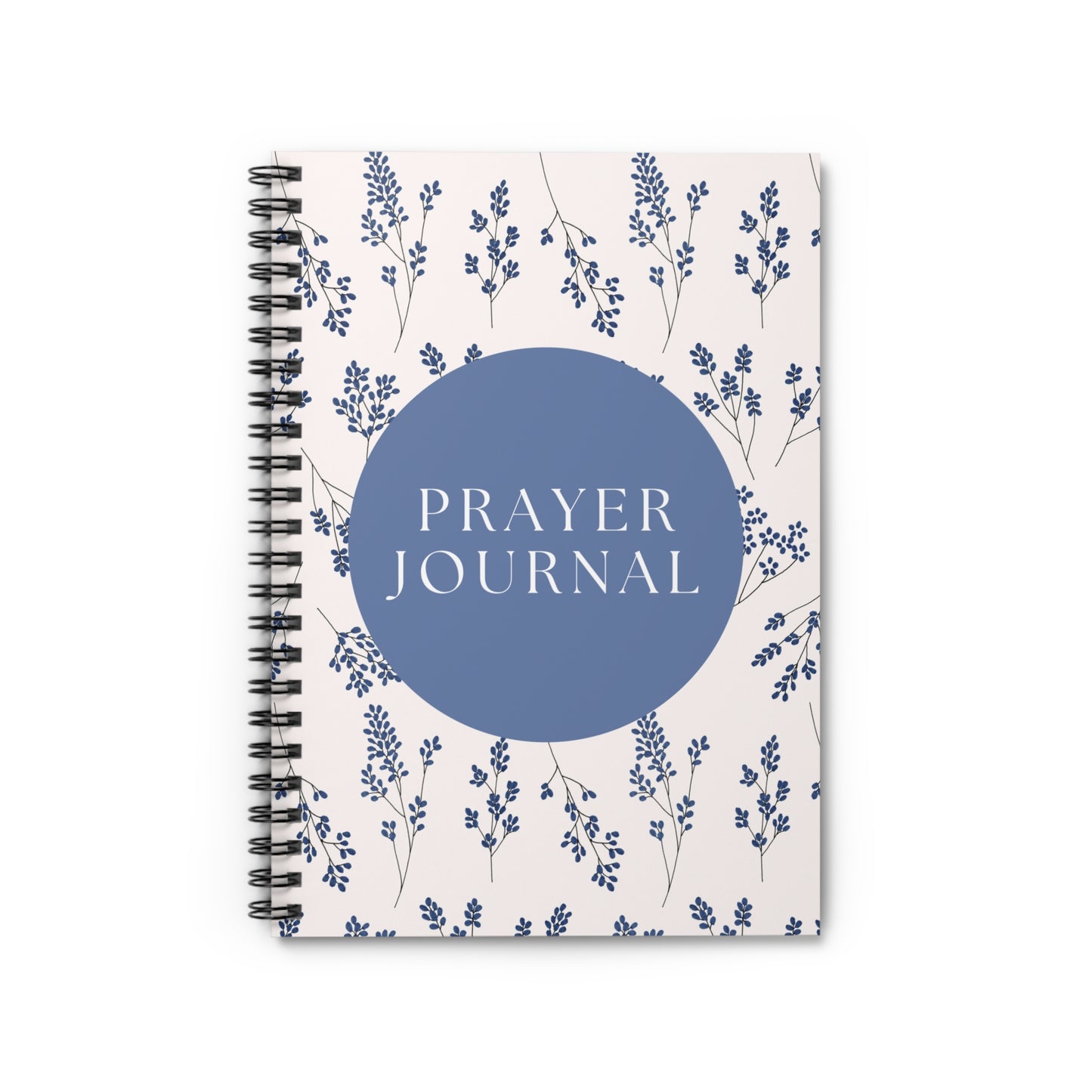 Blue Floral Prayer Journal