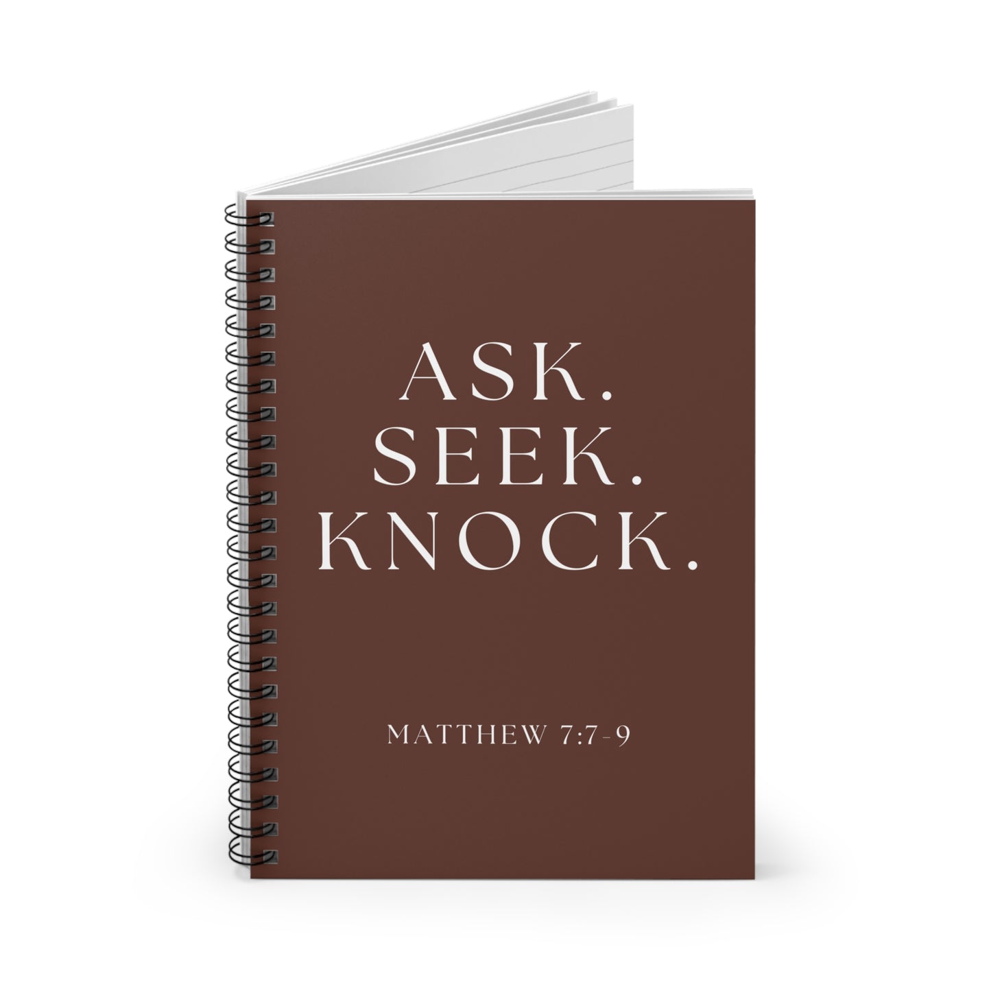 Matthew 7 Spiral Notebook
