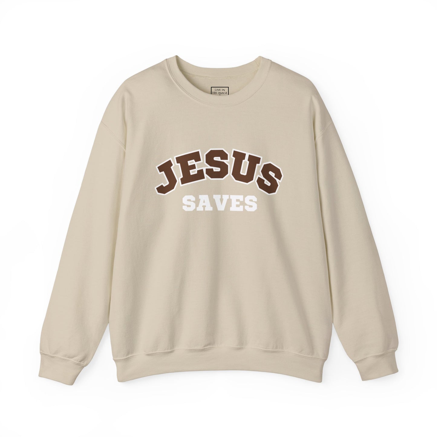 Jesus Saves Crewneck Sweatshirt