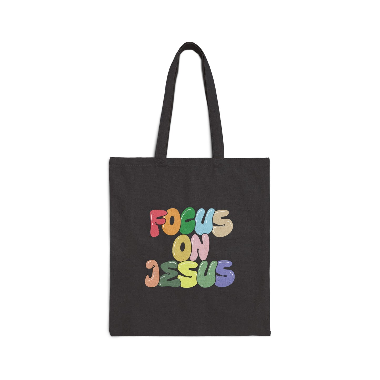 Focus on Jesus Canvas Tote Bag