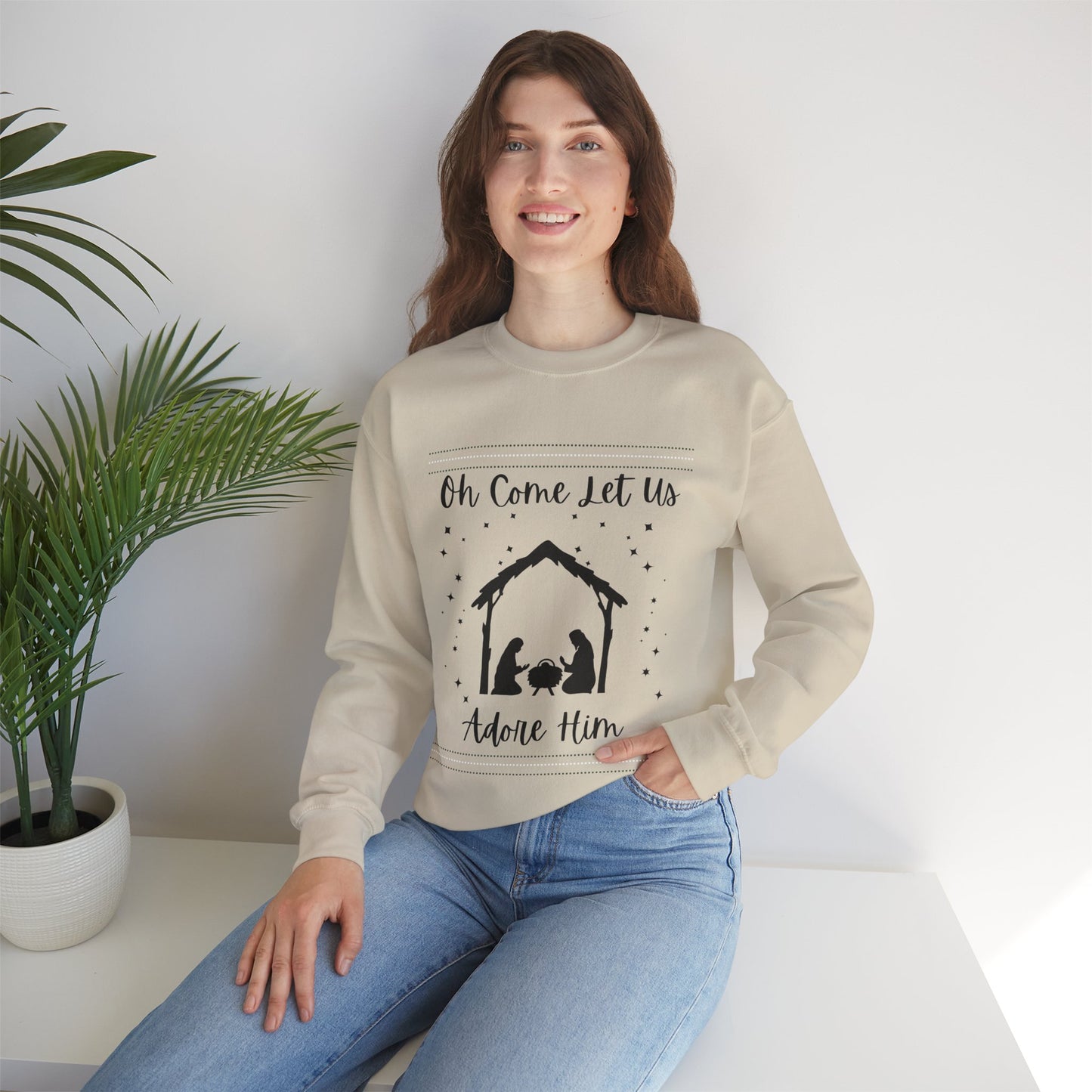 Adore Him Crewneck Sweatshirt