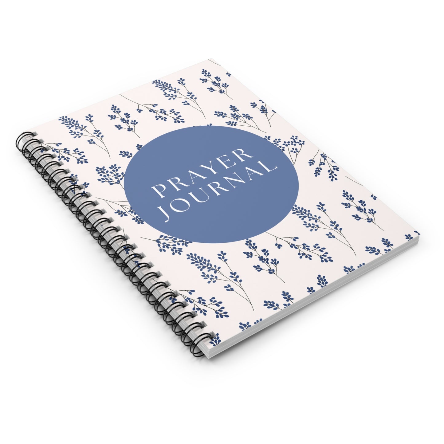 Blue Floral Prayer Journal