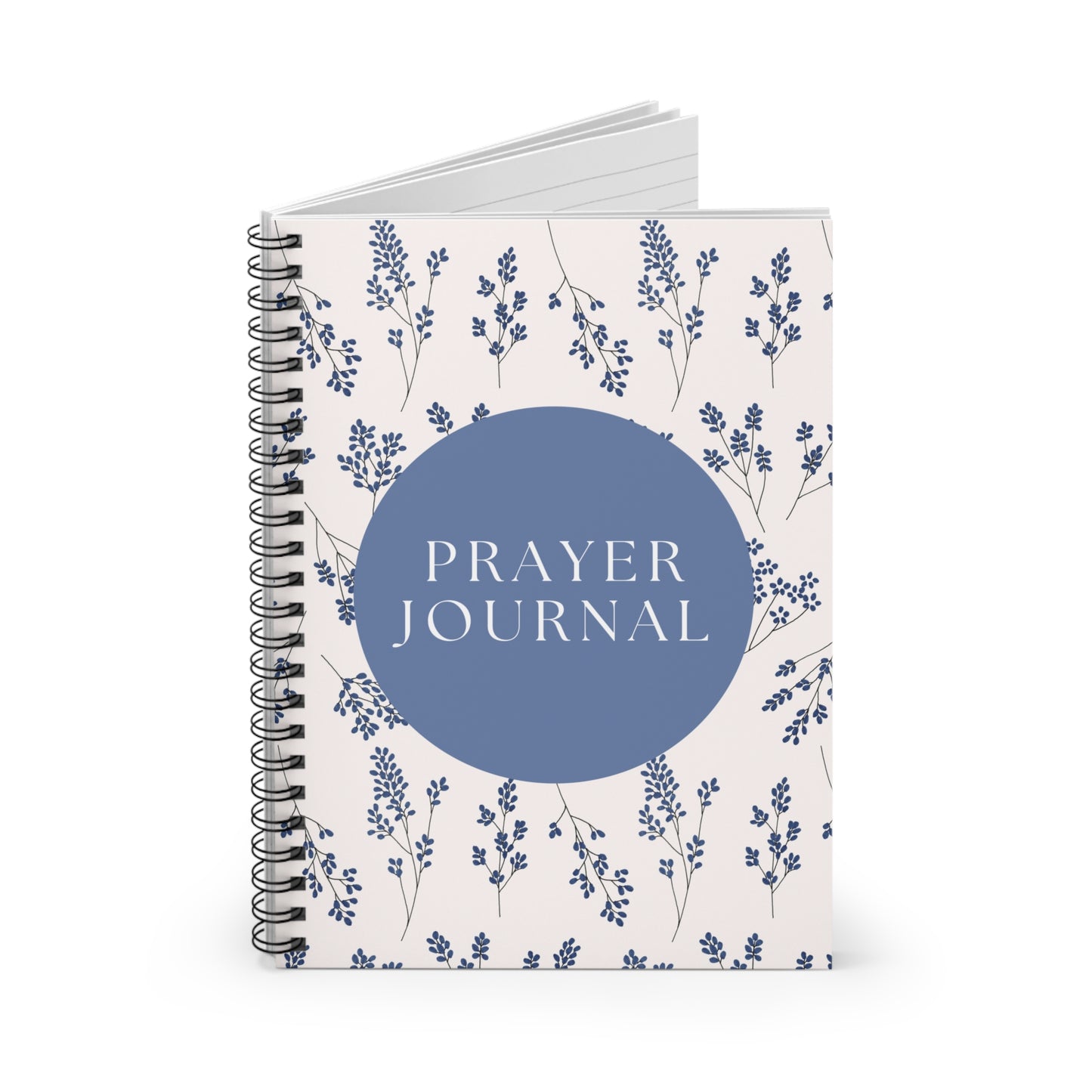 Blue Floral Prayer Journal