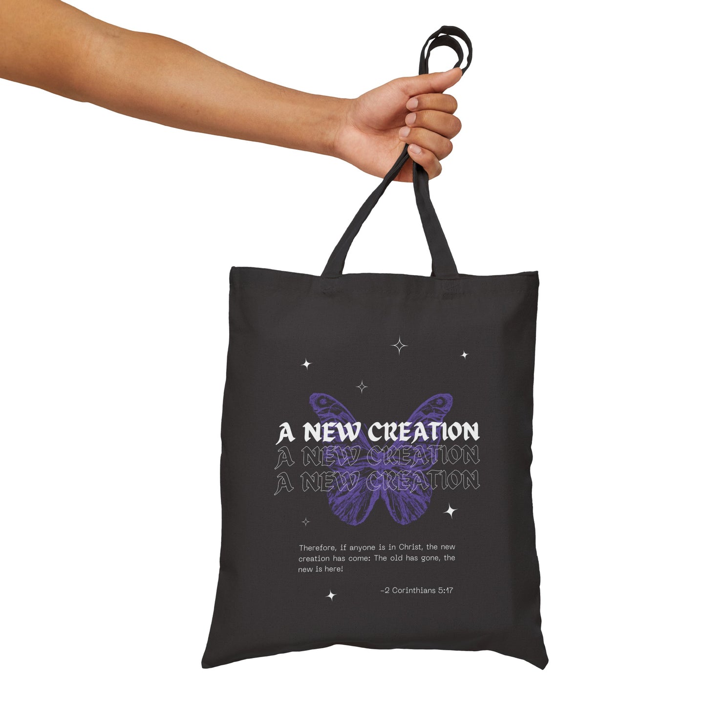 A New Creation Canvas Tote Bag