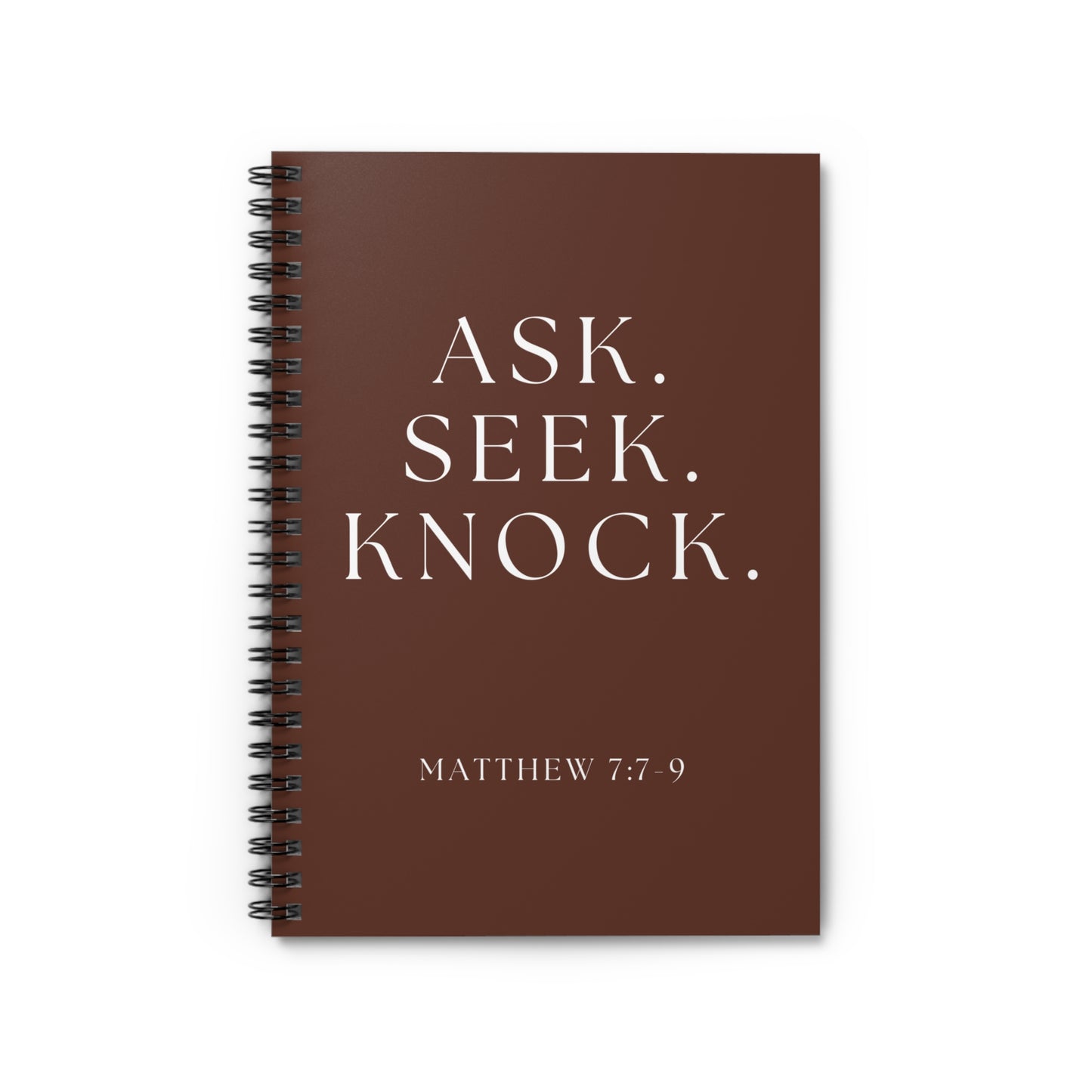 Matthew 7 Spiral Notebook
