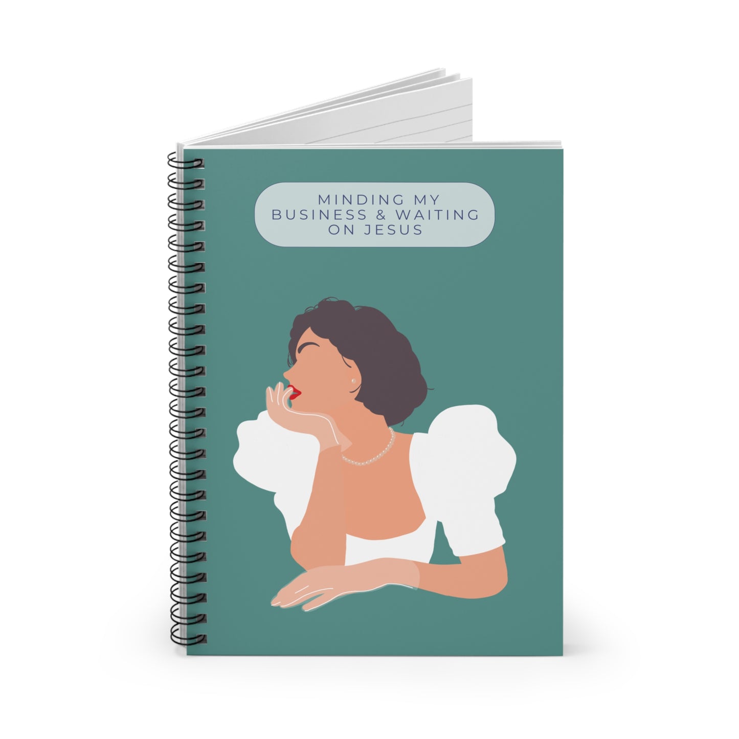 Waiting on Jesus Spiral Notebook 1.0