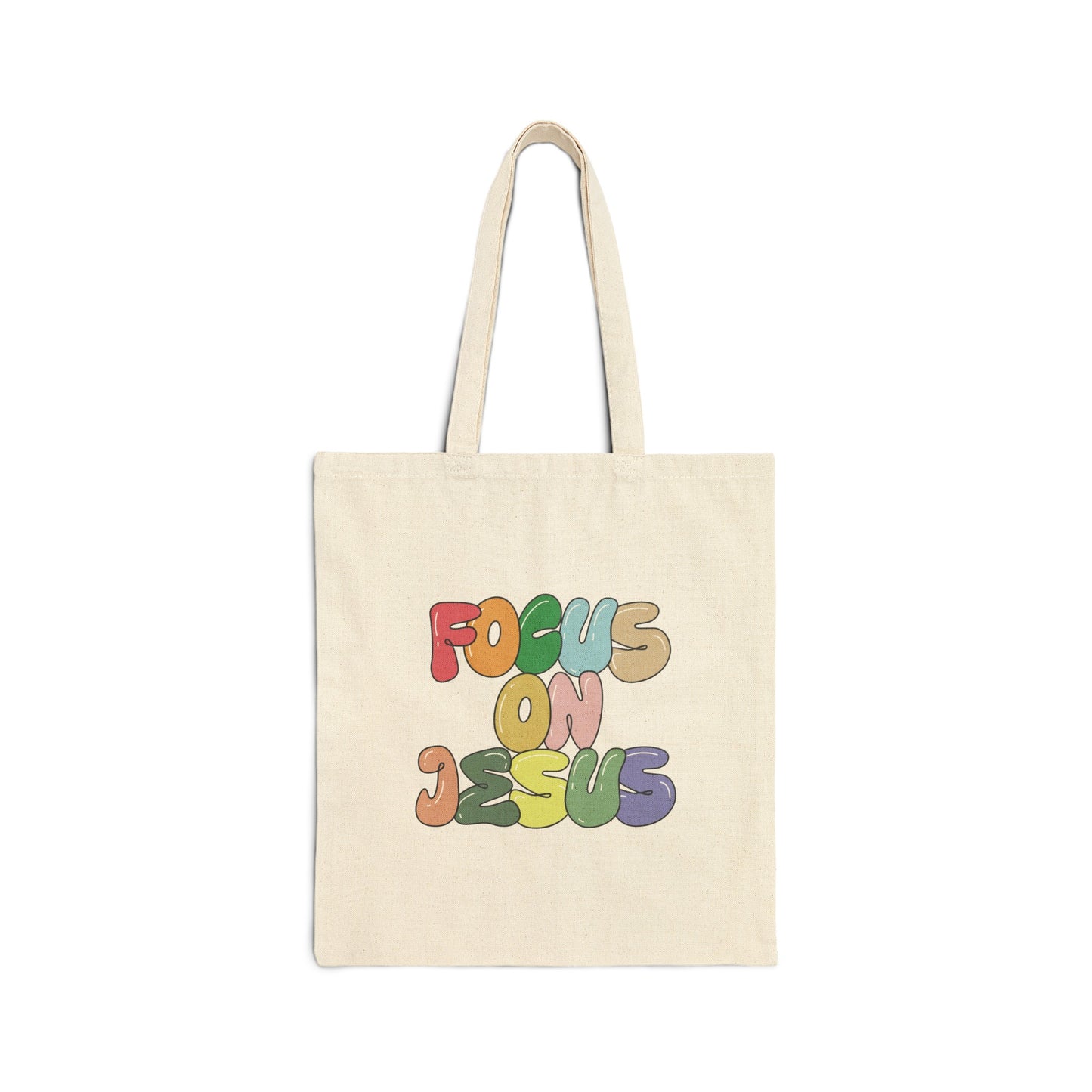 Focus on Jesus Canvas Tote Bag