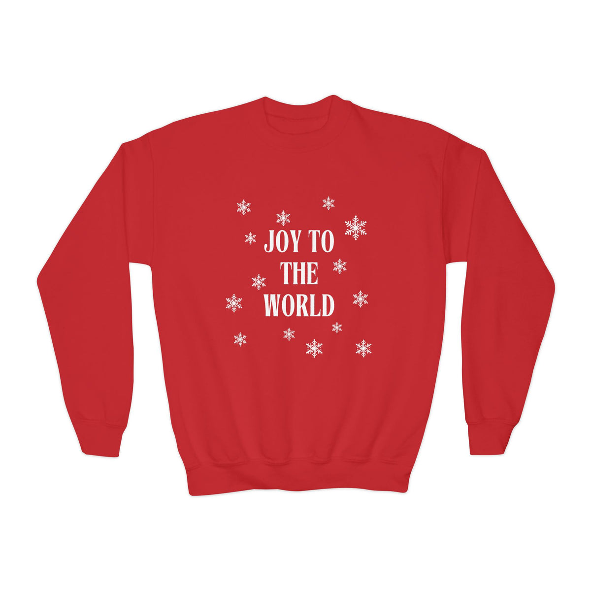 Joy To The World Youth Crewneck Sweatshirt