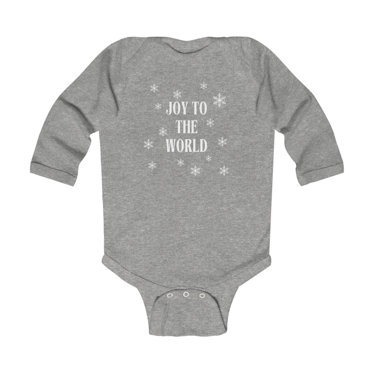 Joy To The World Long Sleeve Onesie