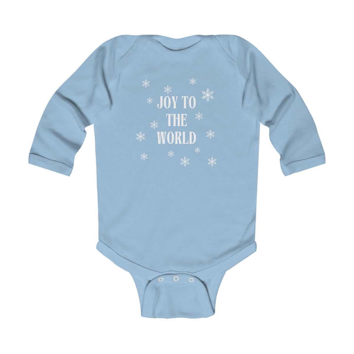 Joy To The World Long Sleeve Onesie
