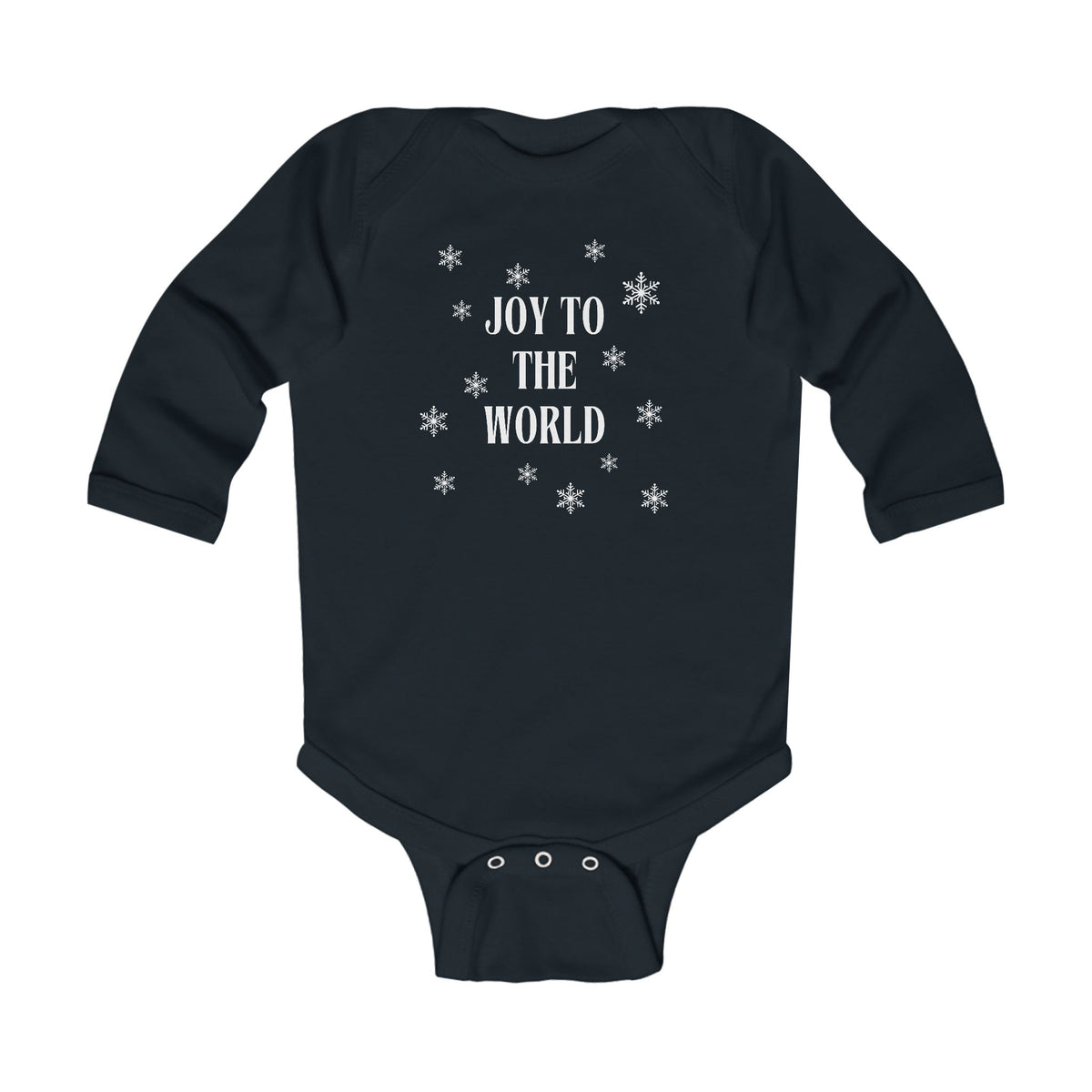 Joy To The World Long Sleeve Onesie