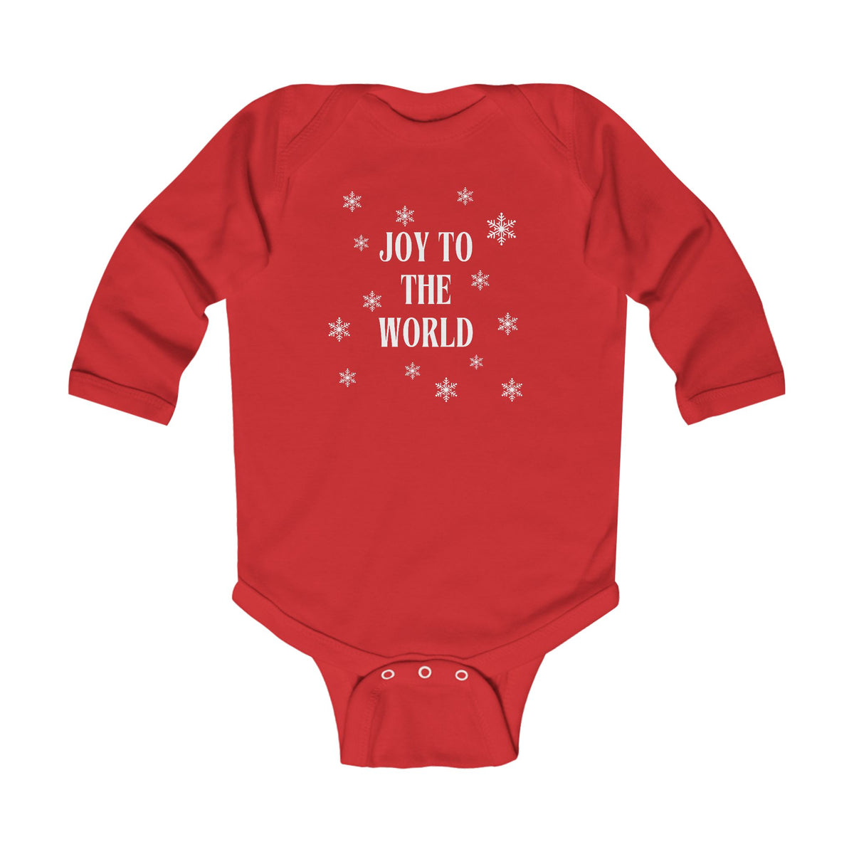 Joy To The World Long Sleeve Onesie