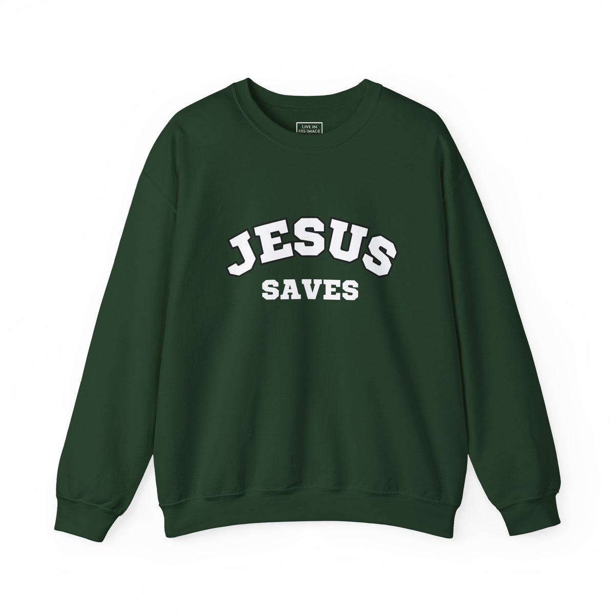 Jesus Saves Crewneck Sweatshirt