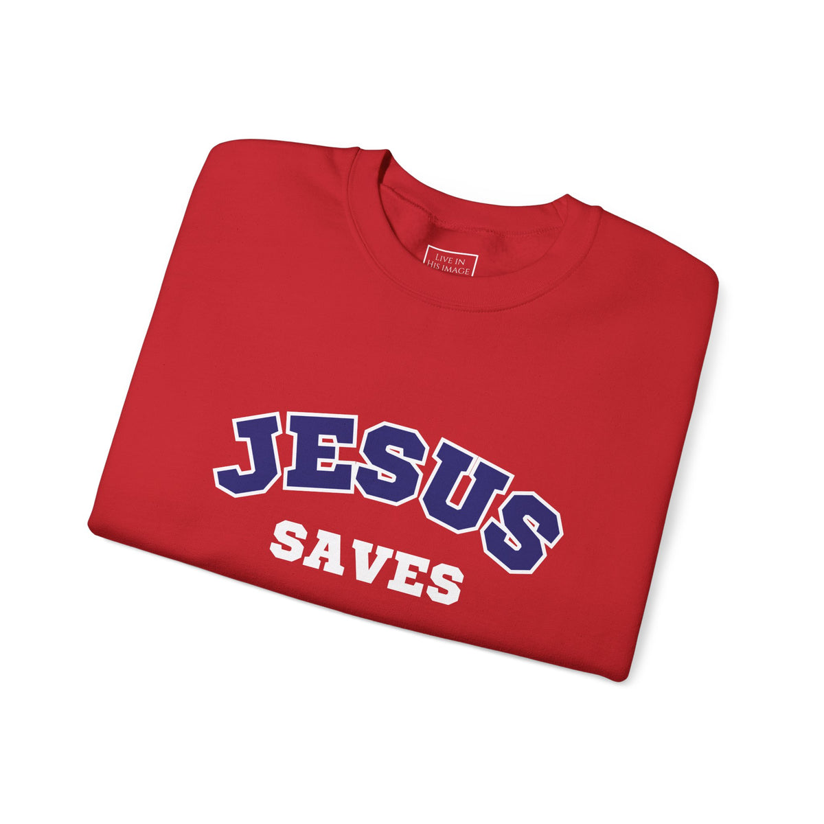 Jesus Saves Crewneck Sweatshirt