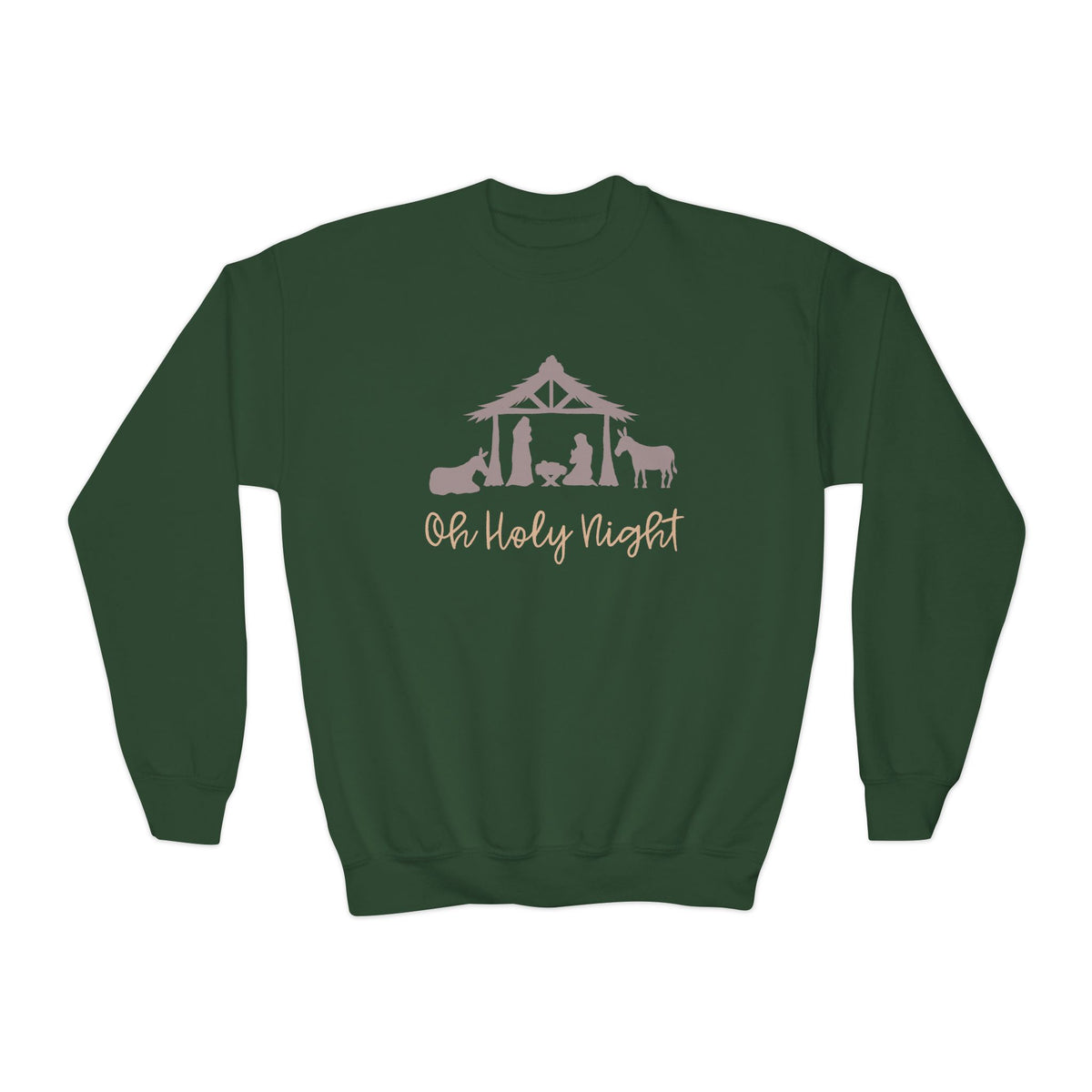 Oh Holy Night Youth Crewneck Sweatshirt