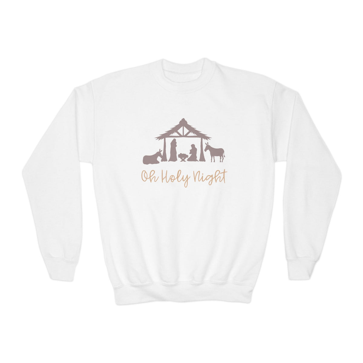 Oh Holy Night Youth Crewneck Sweatshirt