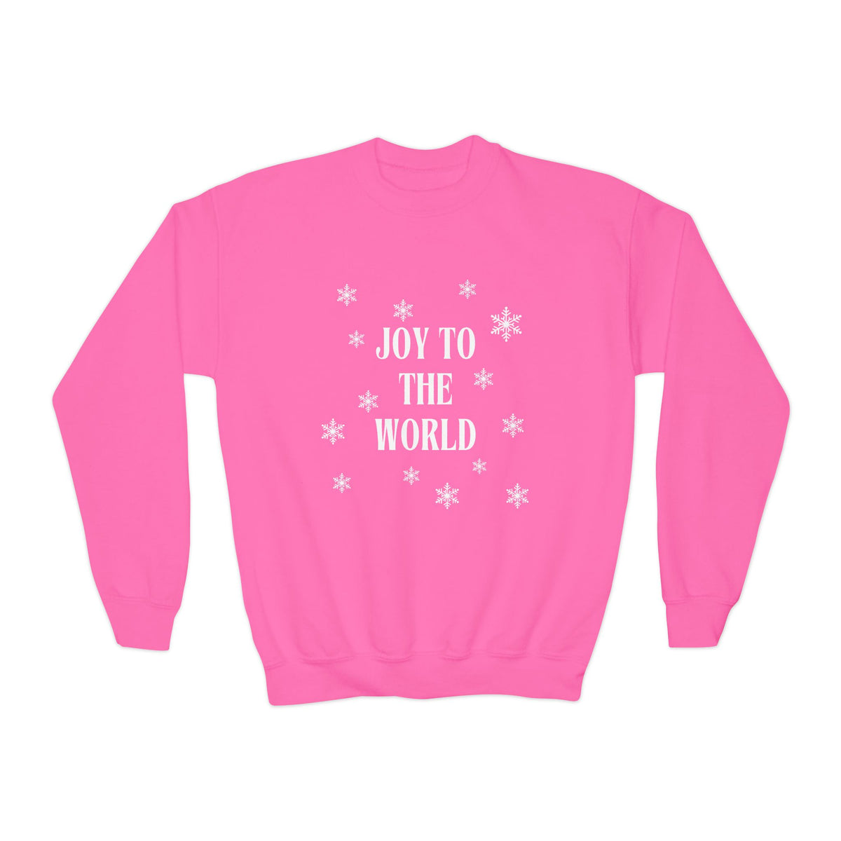 Joy To The World Youth Crewneck Sweatshirt