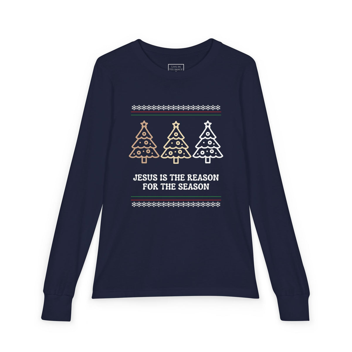 Jesus Is The Reason Youth Long Sleeve Tee