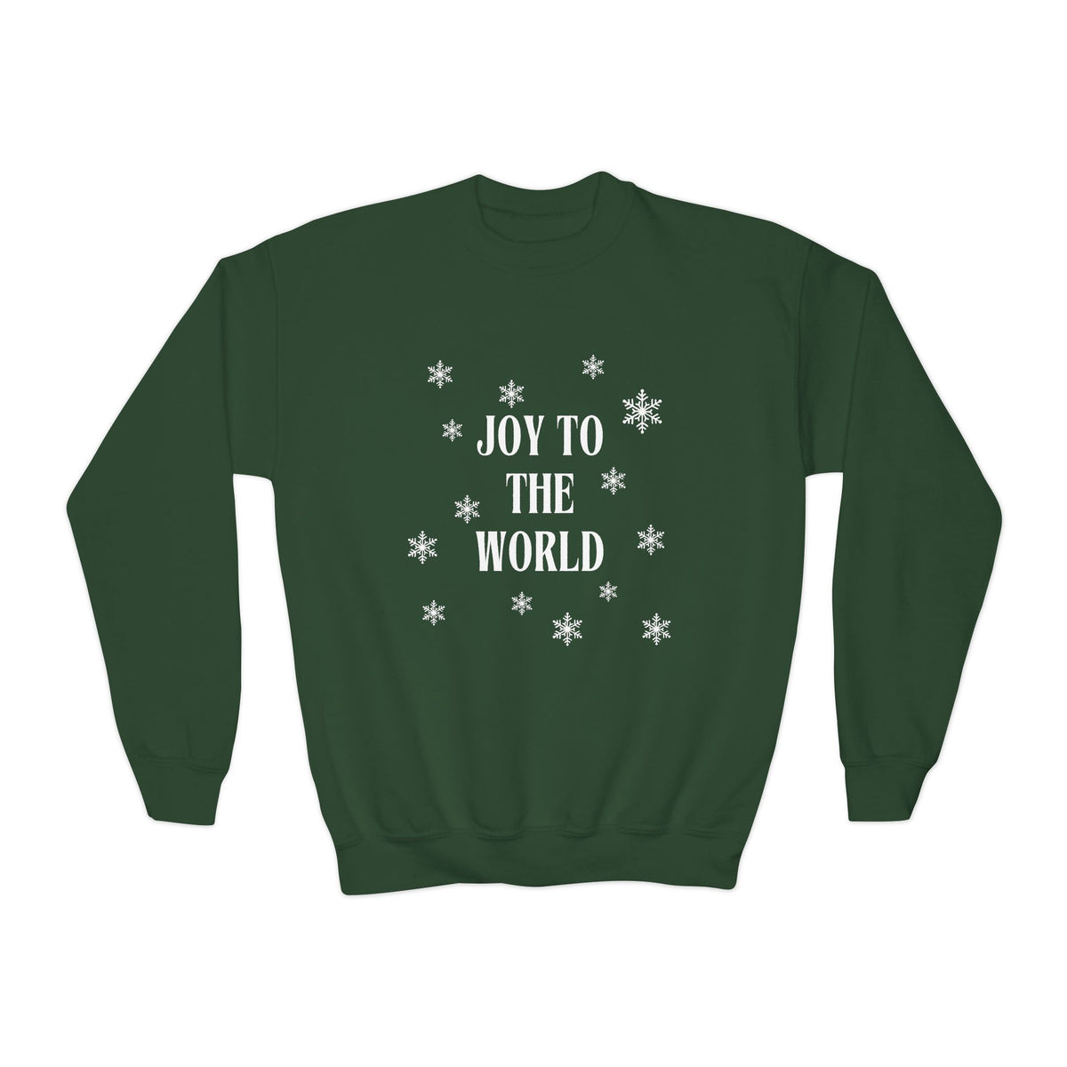 Joy To The World Youth Crewneck Sweatshirt