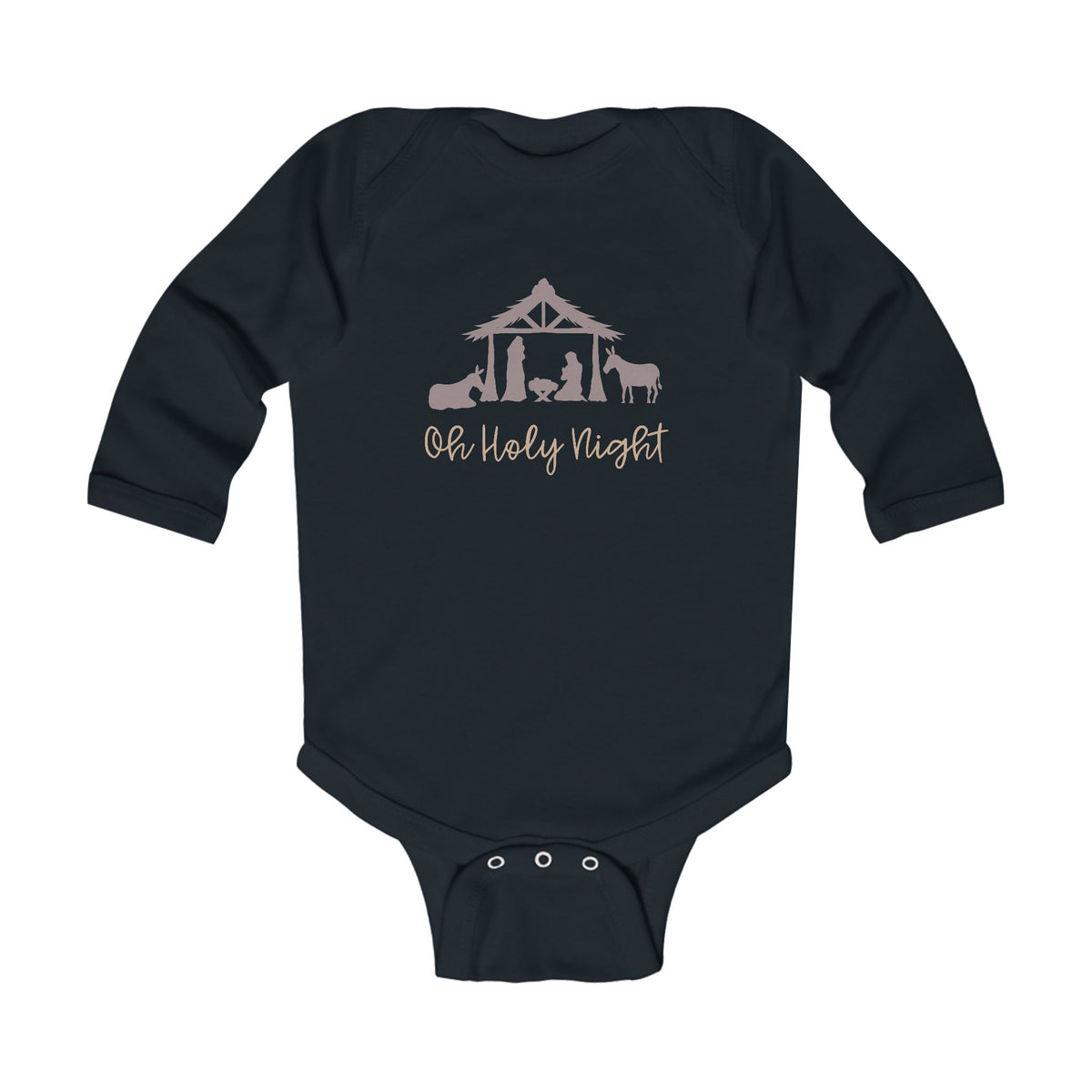 Oh Holy Night Long Sleeve Onesie
