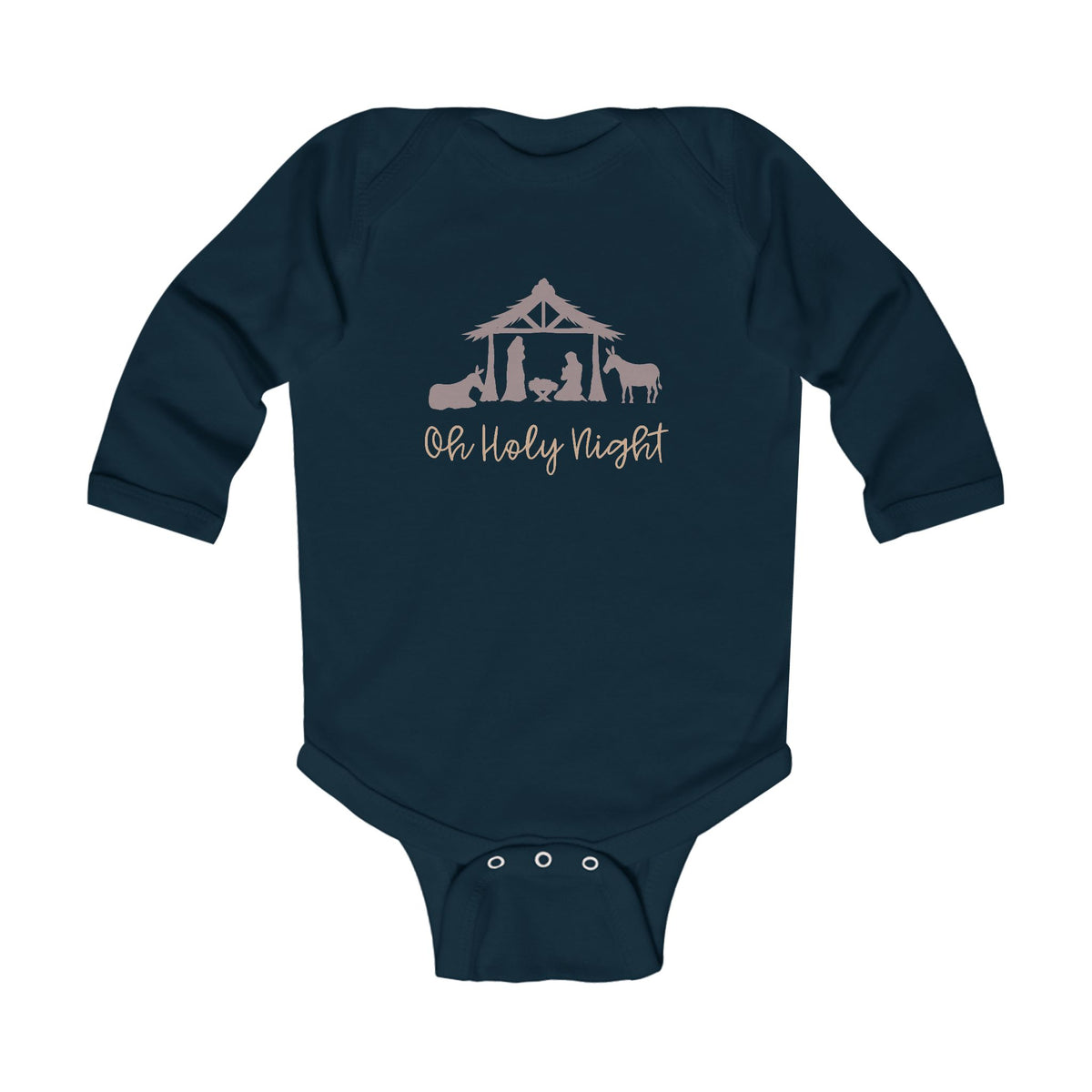 Oh Holy Night Long Sleeve Onesie